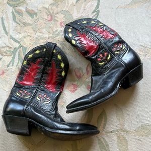 VTG cowboy boots “thieves market” sz 6